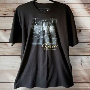 Broadway Tina Turner The Musical Black T-Shirt Large VGUC